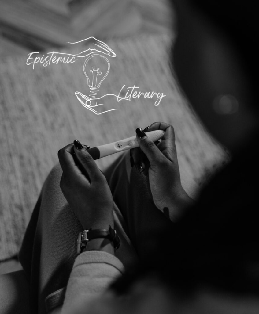 Grayscale Photo of Woman Looking At The Result Of Pregnancy Test