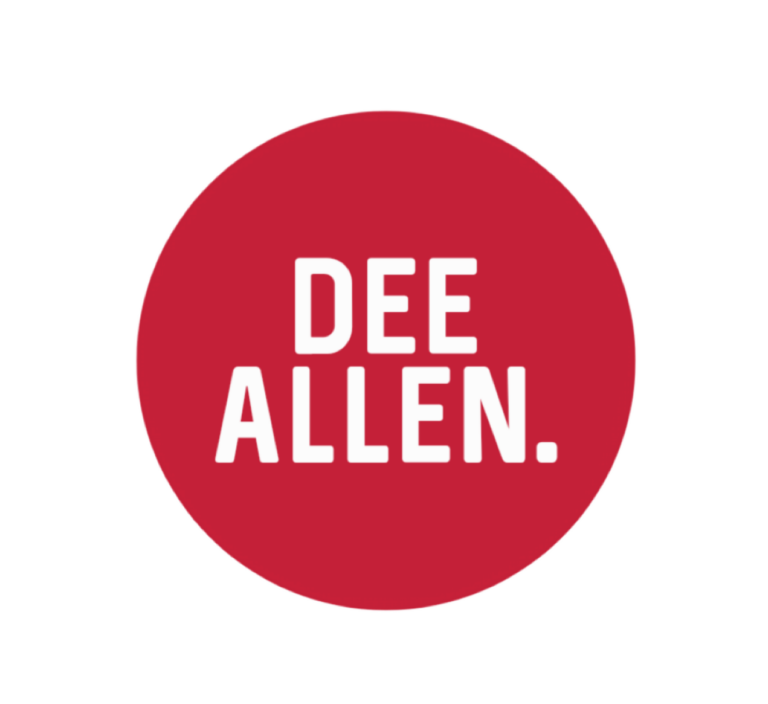 red circle with "Dee Allen."