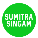 bright green circle Sumitra Singam